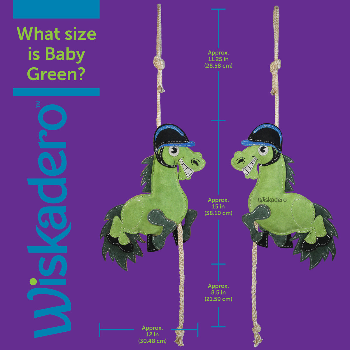 Reference Chart: Visual measurement guide illustrating exact measurement points (overall length, top hanging rope, main body height, bottom rope, and width). Chart information can also be found in tab of additional size information under size guide icon for text only of visual chart.