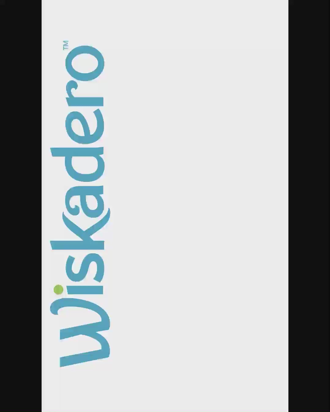 Animated Wiskadero logo video featuring a black horse silhouette galloping across the screen, followed by a lasso rope pulling the brand tagline into view. As shown on social media. Hoof beat, snorting and whinny sounds.